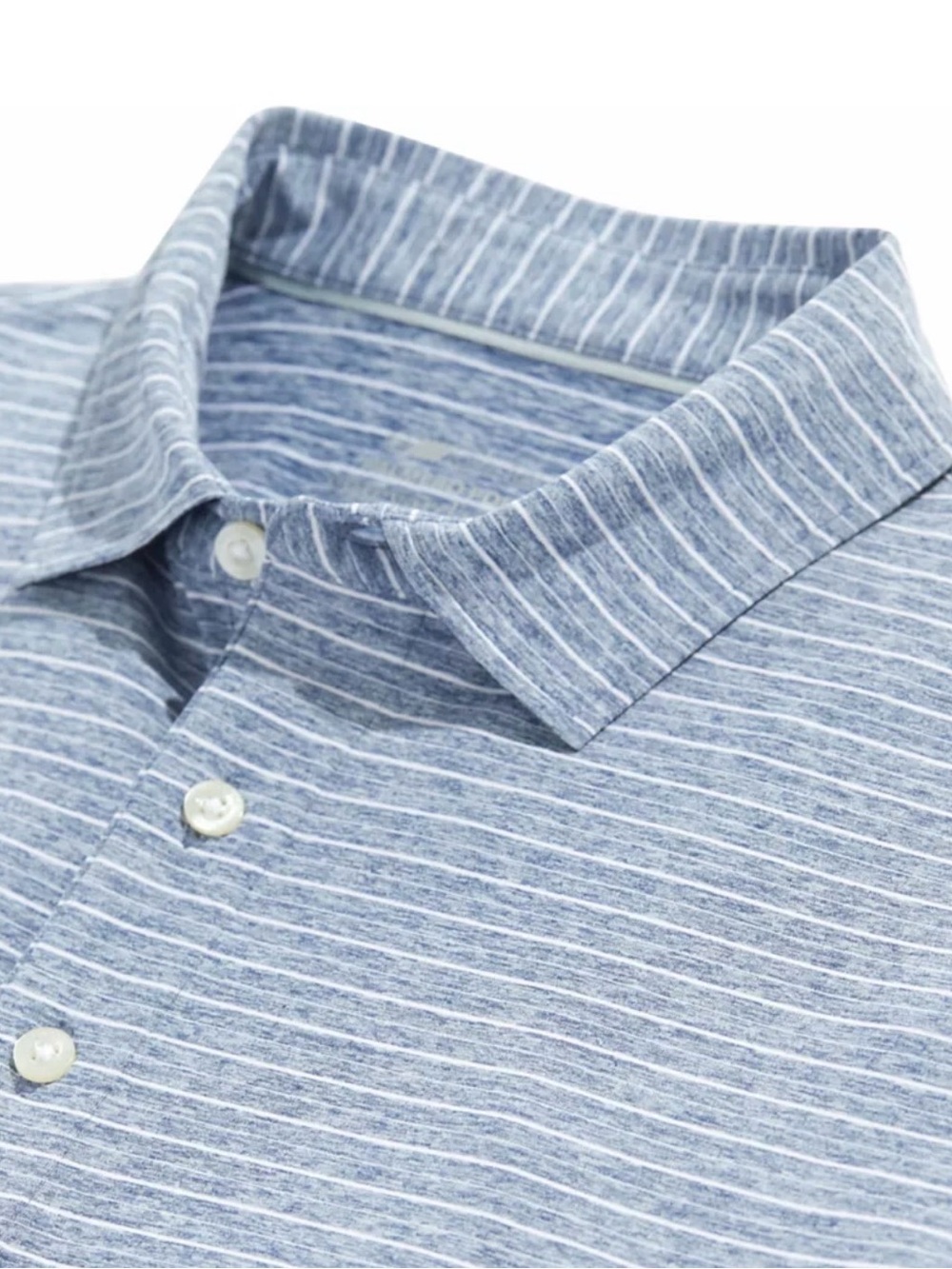 Vineyard Vines Palmero Polo & White Striped Polo M